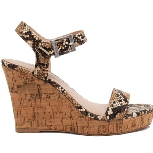 Charles David Shoes - ❤️NIB ⭐ Charles David Snake Eambossed Wedge Sandal